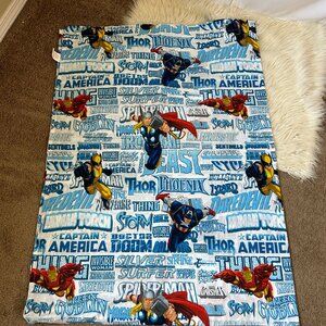 Marvel Heros Flat Sheet Twin Size All the Heros